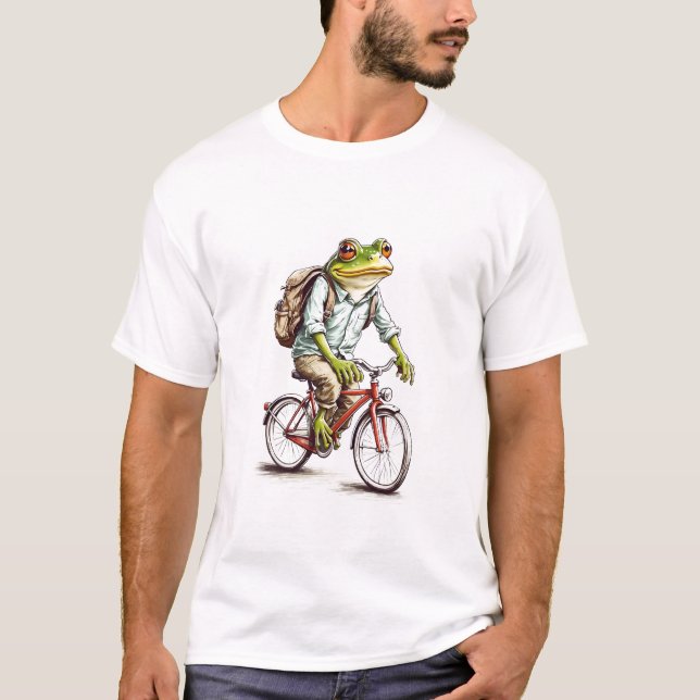 söt groda t shirt (Framsida)