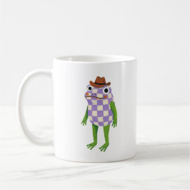 Söt Groda Western-mugg Kaffemugg