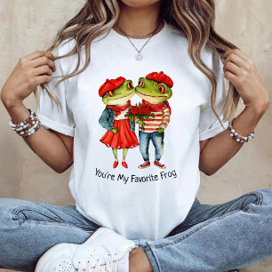 Söt grodparet t shirt