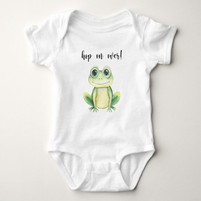 Söt Grodyngel Babyshower T Shirt (Framsida)