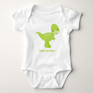 Söt grön babyDinosaur Tee Shirt