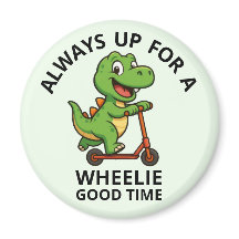 Söt Grön Dinosaurie