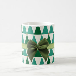 Söt grön gnistrajulmugg kaffemugg