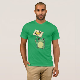 Söt Grön Inga Kungar Groda T-shirt