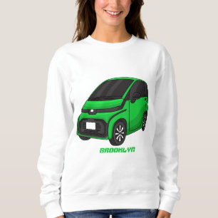 Söt grön mikrobil t shirt