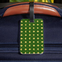 SÖT GRÖNT & GULD IRISH CELTIC SHAMROCKS