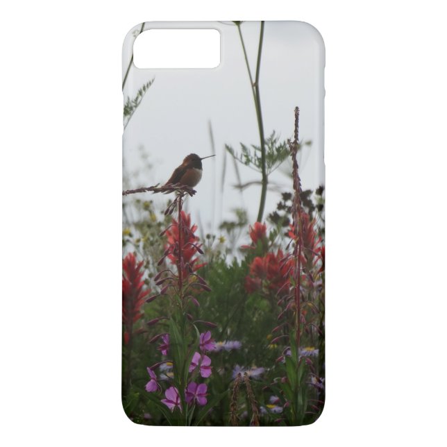 Söt grönt Hummingbird i Dusk Case-Mate iPhone Skal (Baksida)