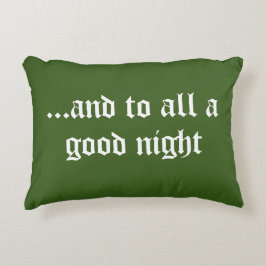 Söt grönt Juldepåkudde Prydnadskudde