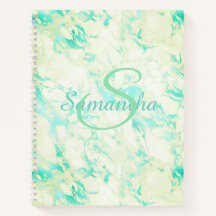 Söt Grönt Marble Namn Personlig