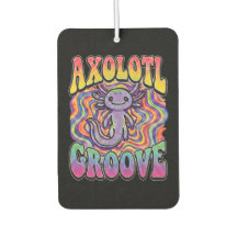 Söt Groovy Hippie Axolotl Retro 70-tal Regnbågs Ko