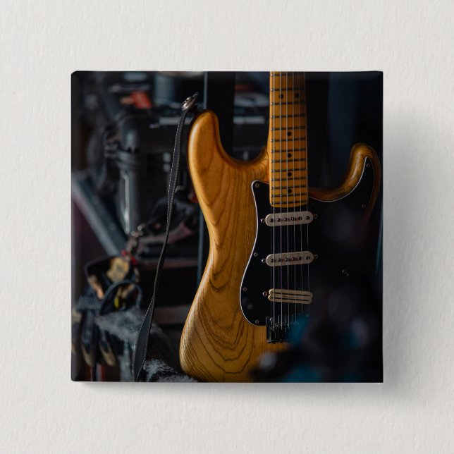 Söt Guitar Knapp (Framsida)