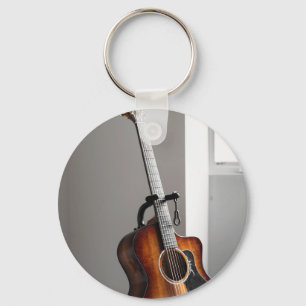 Söt Guitar Nyckelring