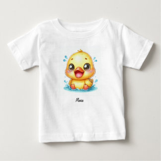 Söt gul anka t shirt
