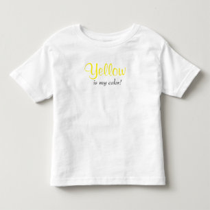 Söt Gul Är Min Färg T Shirt