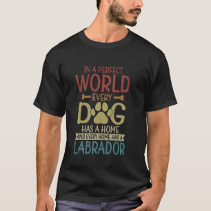 Söt gul labrador retriever hund mamma t shirt