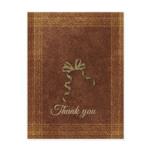 Söt guld båge tack