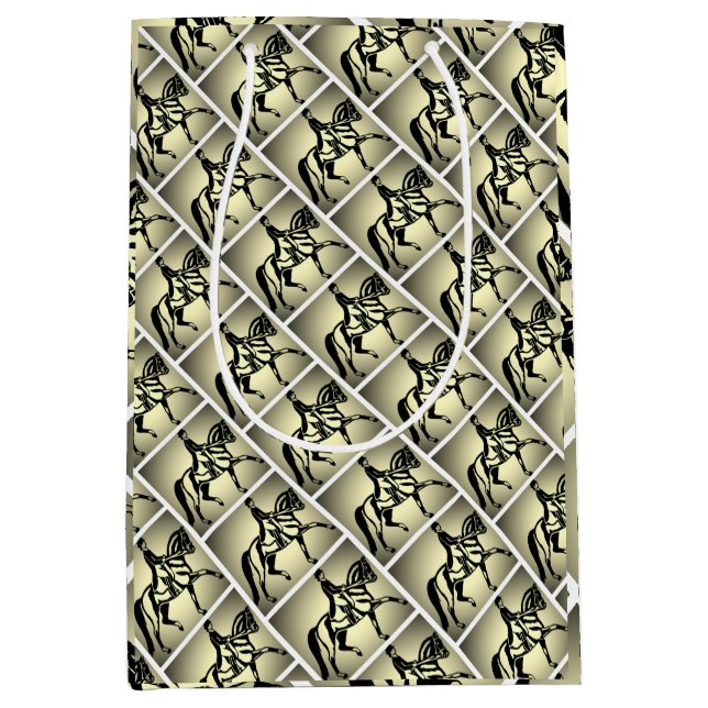 Söt Guld Dressage Rider (Framsidan)