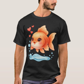 Söt Guldfisk T Shirt
