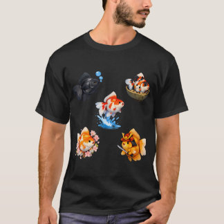 Söt guldfisk t shirt