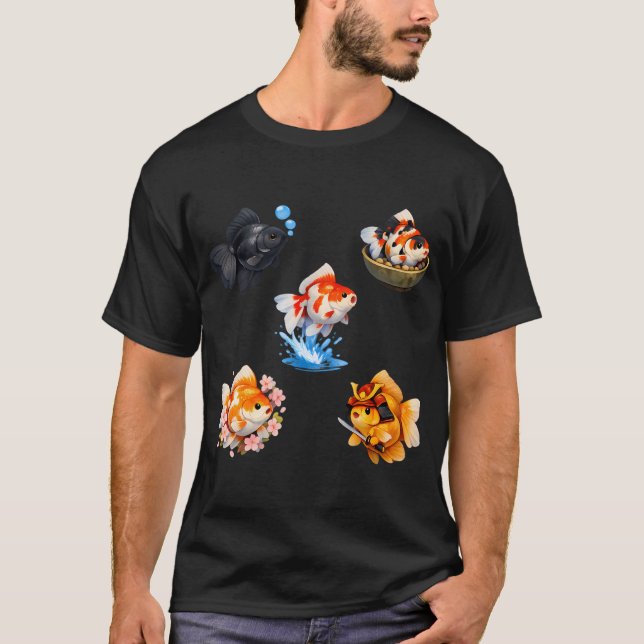 Söt guldfisk t shirt (Framsida)