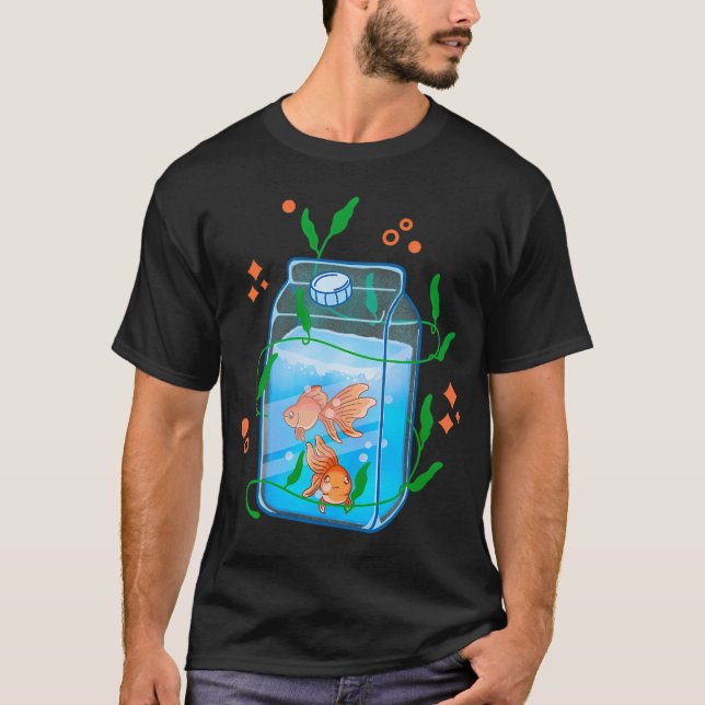 Söt Guldfisk T Shirt (Framsida)