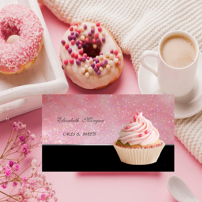 Söt Gullig, Cupcake Bageri Visitkort (Skapare uppladdad)