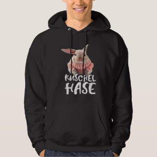 Söt gullig kanin kanin mamma skida kanin vinter ka hoodie
