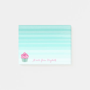 Söt Gullig Tjejig, Cupcake Post-it Block