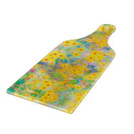 Söt Gult och Röda blommor med turkos