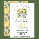 Söt Gult Tulip Flowers 60:e födelsedagen Inbjudningar<br><div class="desc">Söt Gult Tulip Flowers 60:e födelsedagsinbjudan till kvinnor. Du kan enkelt ändra exempeltexten till din egen genom att klicka på Anpassa. Klicka på Anpassa/redigera med Verktyg i designläge om du vill ändra teckensnittstypen,  Färg,  Storlekt teckensnitt eller lägga till/ta bort/ändra Inslagen Text eller Design.</div>