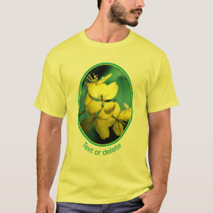 Söt Gult Wildblommor Personlig T Shirt