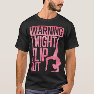 Söt gymnastikkonst för flickor och kvinnor som tum t shirt