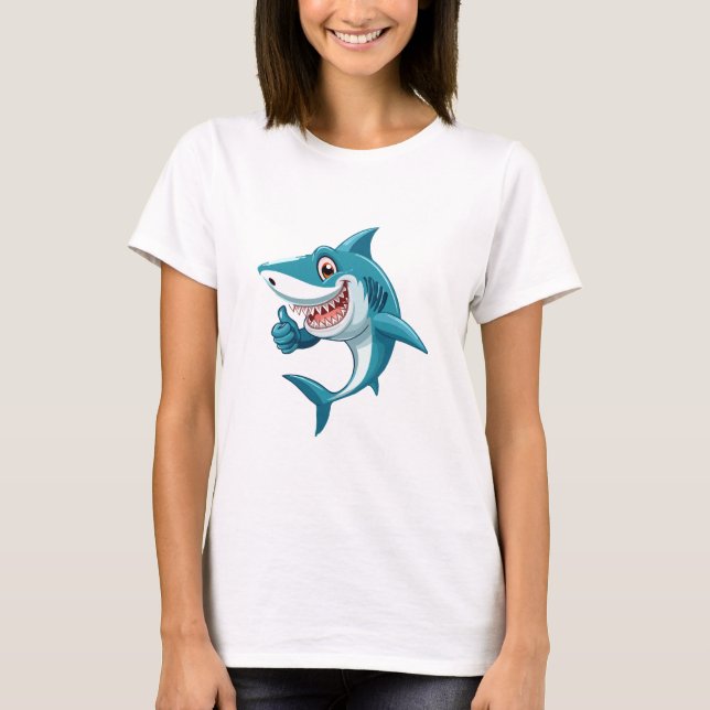 Söt haj t shirt (Framsida)