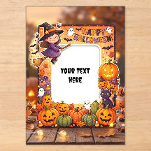 Söt Halloween-akryl inbjudan #1