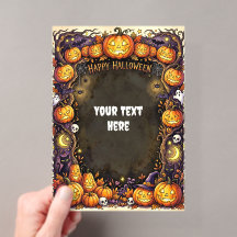 Söt Halloween-akrylinbjudan #10