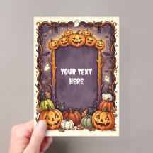 Söt Halloween-akrylinbjudan #9