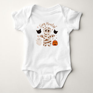 Söt Halloween-babya overall T Shirt