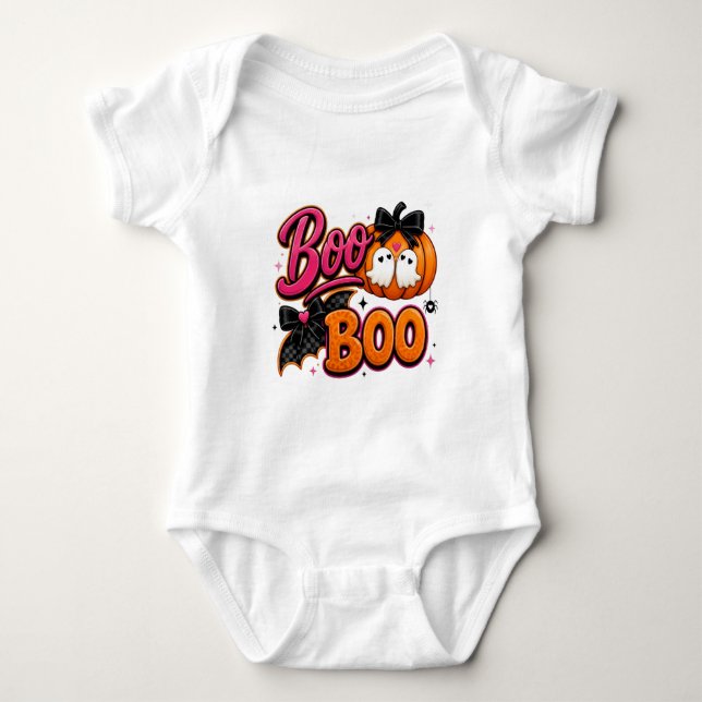 Söt Halloween Boo Boo  T Shirt (Framsida)