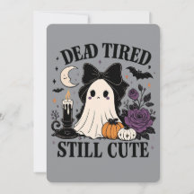 Söt Halloween Coquette Spöke med Slöja