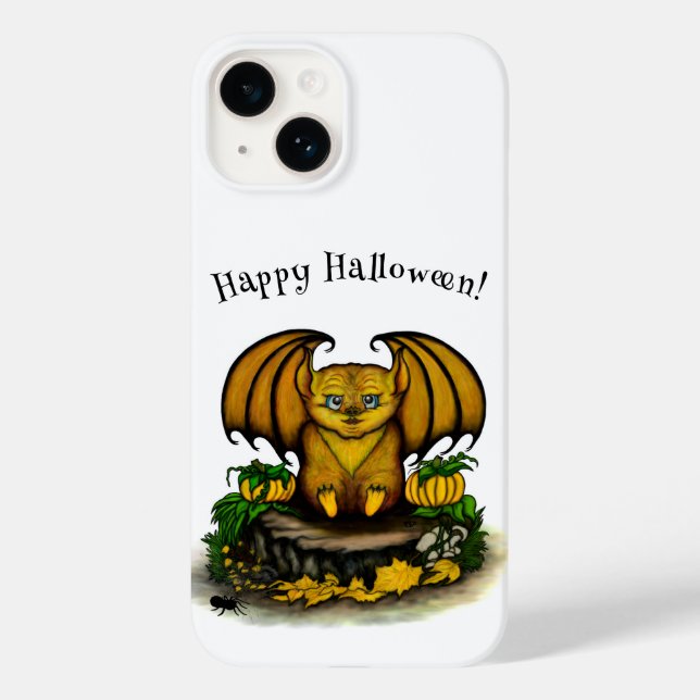Söt Halloween-fladdermus (Baksida)