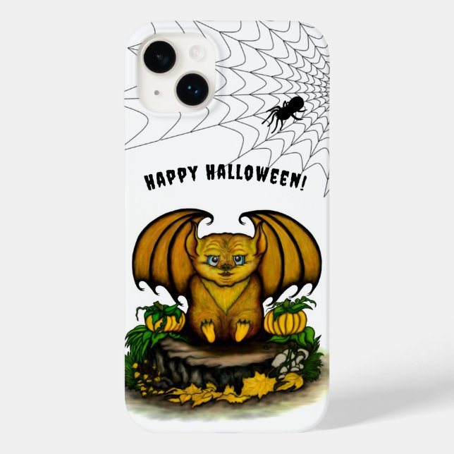 Söt Halloween-fladdermus (Baksida)