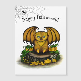 Söt Halloween-fladdermus magnetkort