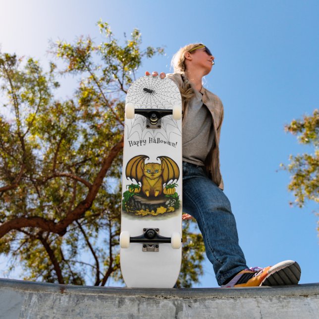 Söt Halloween-fladdermus Mini Skateboard Bräda 18,5 Cm (Utomhus 1)