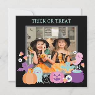 SÖT HALLOWEEN-FOTO JULKORT