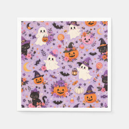 Söt Halloween fyrkantig servett