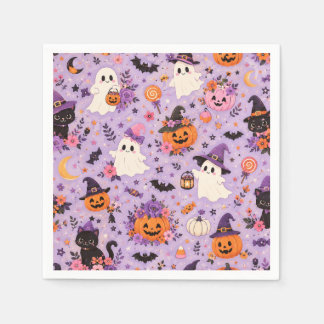 Söt Halloween fyrkantig servett