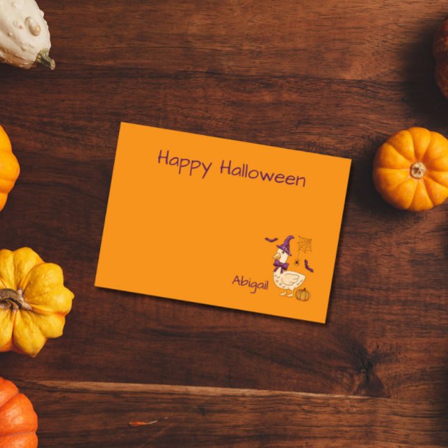 Söt Halloween-gås Post-it Block (Skapare uppladdad)