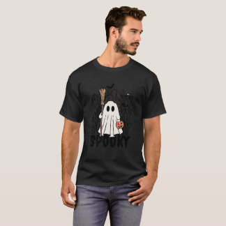 Söt Halloween-ghost – Bus eller gods unisex skjort T Shirt