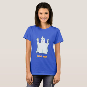 Söt Halloween Ginger-spöke T Shirt