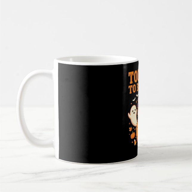 Söt Halloween Hamster Pumpa Spökdesign_1 Kaffemugg (Vänster)